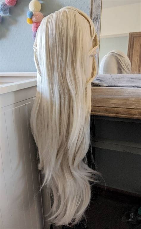 Elsa Frozen 2 Style Wig Lace Front Etsy