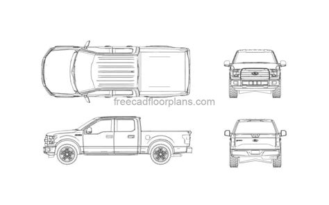 Ford F Free Cad Drawings