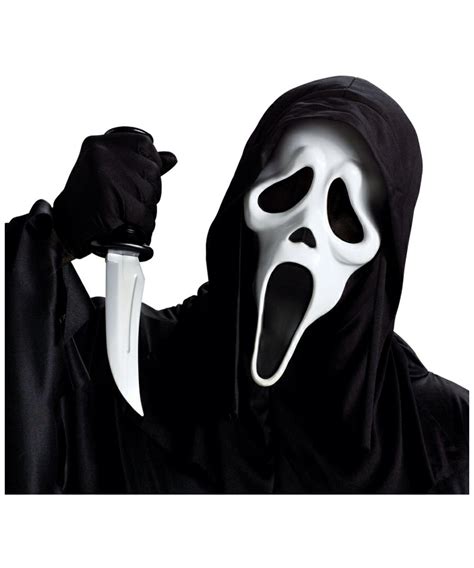 Adult Ghost Face Mask Scary Halloween Costume Mask