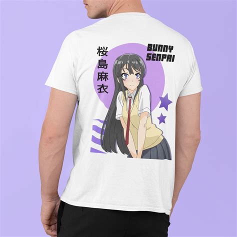 Mai Sakurajima T Shirt Bunny Girl Senpai Crewneck Anime Etsy