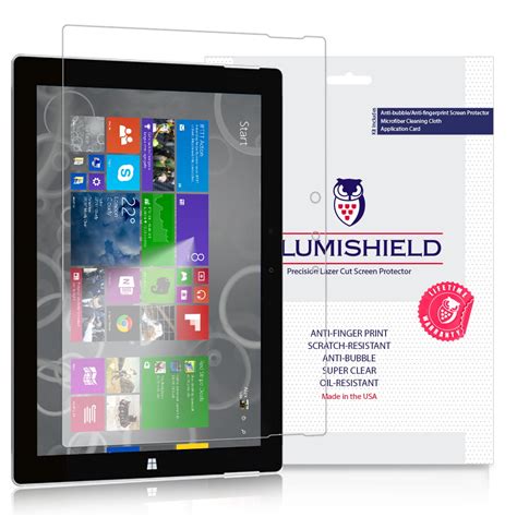 Illumishield Screen Protector W Anti Bubbleprint 2x Microsoft Surface