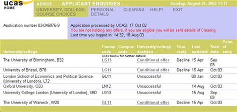 You should be alerted when the status of your application changes. What is the rejection message from UCAS? - The Student Room