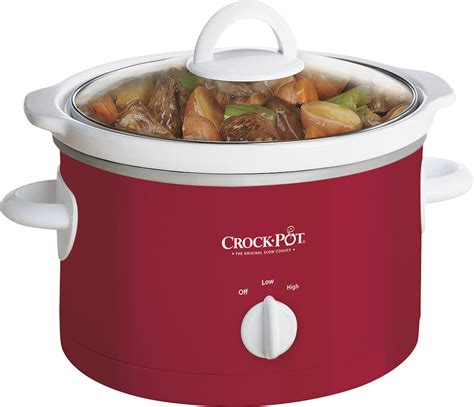 Best Buy Crock Pot 2 Qt Manual Slow Cooker Red Scr200 R