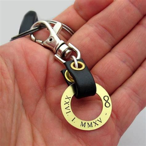 most popular personalized accessory for men s t keychains the his nadin art design