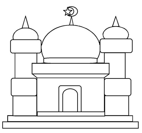 Download gambar mewarnai masjid untuk anak sd. Kumpulan Gambar Mewarnai Masjid Untuk Anak PAUD dan TK ...