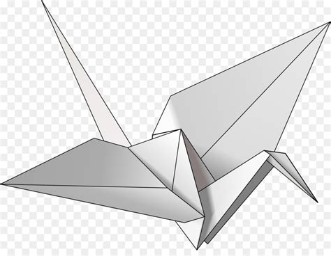 Origami Crane Clipart Origami Paper Line Transparent Clip Art