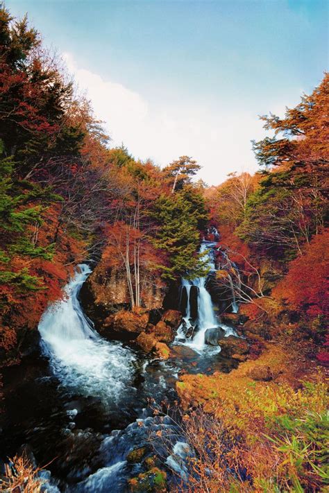 The Fall Colors At Ryuzu Falls In Japans Nikko National Park Will Take