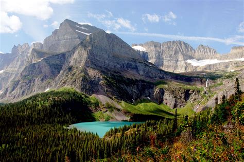 Grinnell Glacier And Lake Glacier National Park National Parks