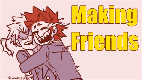 Making Friends Mha Comic Dub Youtube