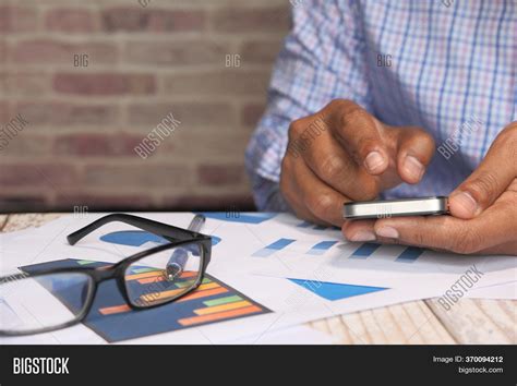 Businessman Use Smart Image And Photo Free Trial Bigstock