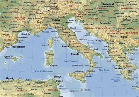 L'italia, cartina muta da completare. cartina italia | MaGio Bike Tour - Il giro del mondo in ...