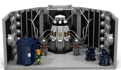 Dalek Emperor Throne Room Render Lego Doctor Who Lego Creations