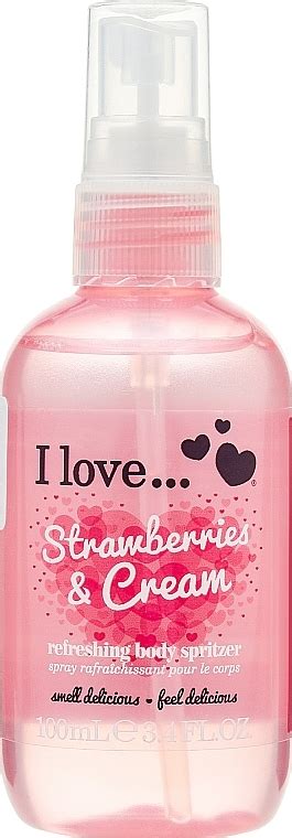 I Love Strawberries And Cream Body Spritzer Spray Corporal
