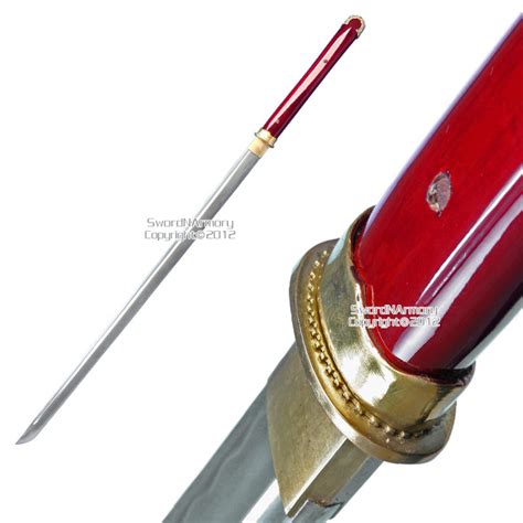 Korean Jikdo Kagum Straight Sword T10 Steel Differential Harden Blade