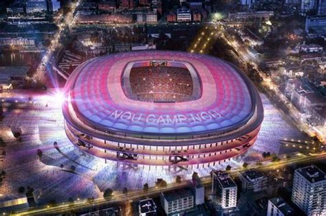Barcelona Stadium News Stunning Images Of New 105000 Capacity Camp