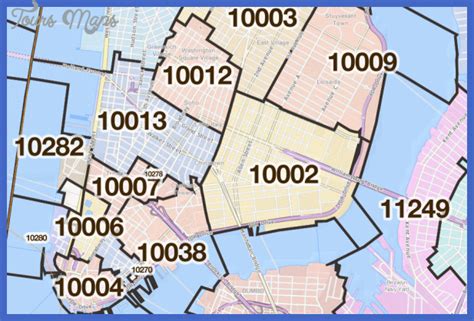 Zip Code Map Of New York City Map