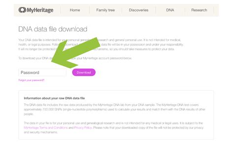 How To Download Dna Raw Data From Myheritagedna Ongenealogy