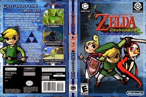 The wind waker, в японии выпущена как the legend of zelda: The Legend of Zelda: The Wind Waker - Game Cube | Ultra Capas