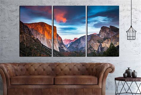 Yosemite National Park Wall Art Yosemite Art Yosemite Art Canvas