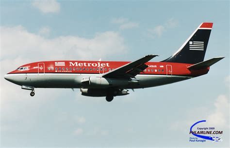 N245us Metrojet Us Airways Boeing 737 201 Bwi 2000 Phlairlinecom