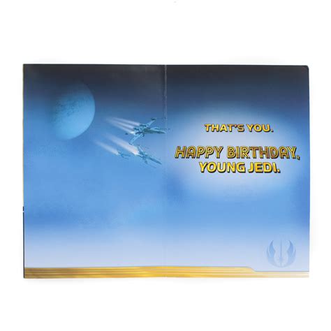 Hallmark Star Wars Birthday Card With Light And Sound Happy Birthday