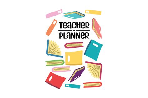 Teacher Planner Cover Svg Cut File By Creative Fabrica Crafts