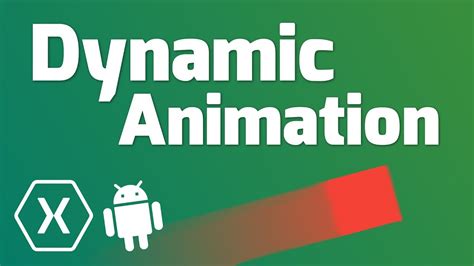 Dynamic Animation Material Design Quick Tutorial Xamarin Android