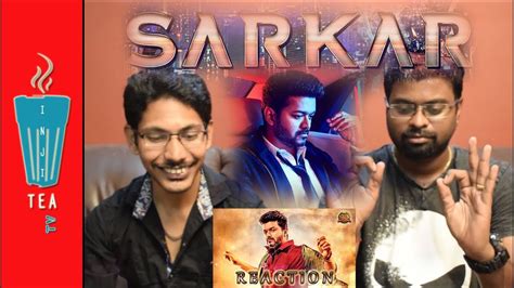 Sarkar Official Teaser Reaction Tamil Thalapathy Vijay A R