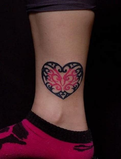 Heart Shape Inspired Tattoo Pretty Designs