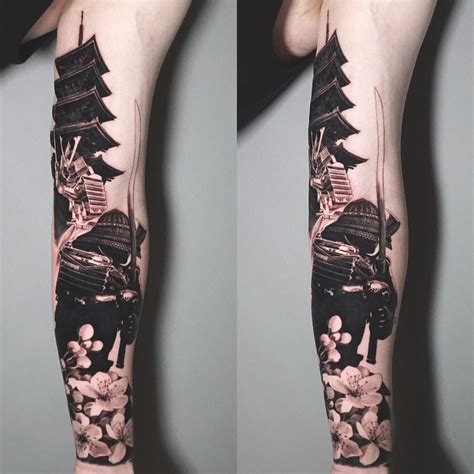 Japanese Samurai Sleeve Sleeve Tattoos For Women Sleeve Tattoos