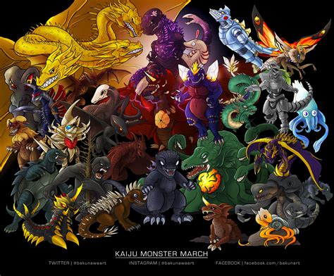 184 Best Kaiju Monster March Images On Pholder Godzilla Monsterverse