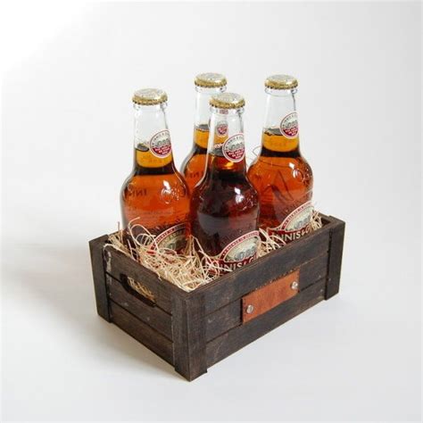 Personalized Beer Crate Handmade Gifts For Men Diy For Men Gift Ideas