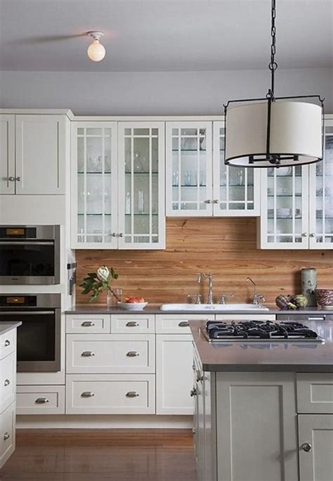 Maybe you would like to learn more about one of these? The Backsplash: Other Than Tile | White kitchen backsplash ...