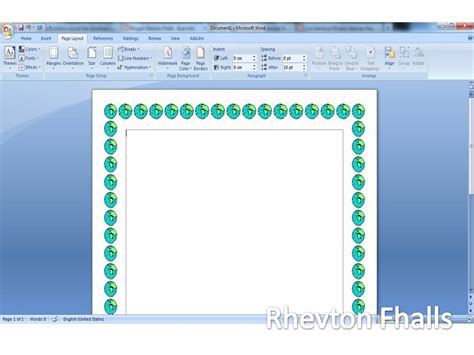Cara Mudah Membuat Bingkai Halaman Di Microsoft Word 2007 Rhevton Fhalls