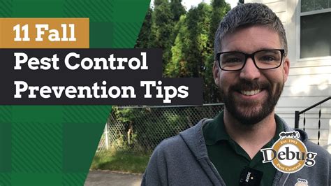 11 Fall Pest Control And Prevention Tips Tims Pest Control Tips Youtube