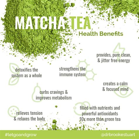 Matcha Green Tea Benefits Dr Brooke Stuart