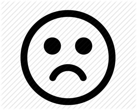 Sad Emoticons Clipart Sad Face On Black Background Clip Art Library