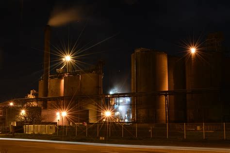 Factory Night Industry · Free Photo On Pixabay