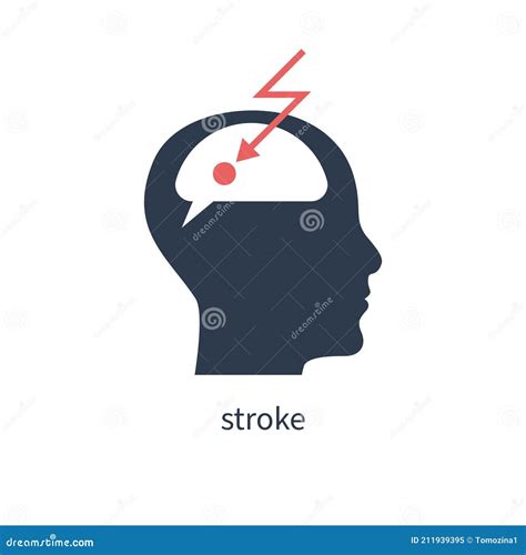 Ischemic Stroke Of Brain Icon Stock Vector Illustration Of Icon Head