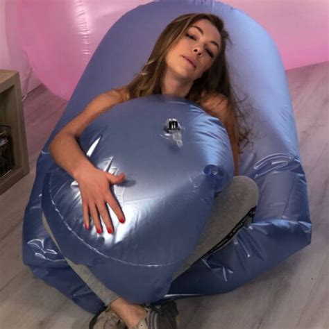 Huge Inflatable Ride Pillow 7 Feet 210cm Transparant Big