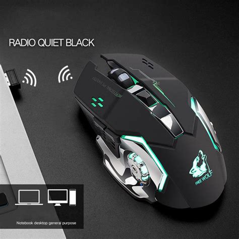 Ziyou Lang 24ghz Wireless Mouse Rechargeable Silent Usb Optical