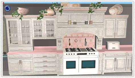 Mod The Sims Tuscan Kitchen Retextured Marblepink