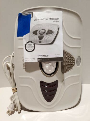 Homedics Vibration Foot Massager With Heat Model Fmv 400h Ebay