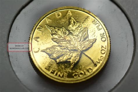 1984 Canadian 110 Oz Gold Maple Leaf 9999 Fine Gold