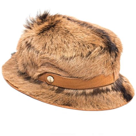 Tods Large Goat Fur Bucket Hat For Sale At 1stdibs