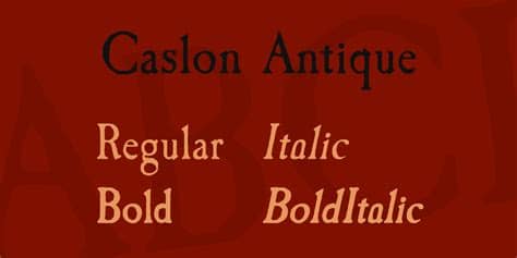 Big blue script font 3.03/5. Caslon Antique Font Family · 1001 Fonts