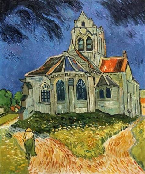 The Church At Auvers Vincent Van Gogh Reproduction