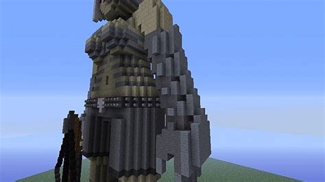 Skeleton Girl Statue Minecraft Project