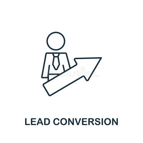 Lead Conversion Icon From Digital Marketing Collection Simple Line