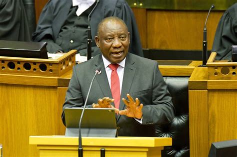 South africa's new president, cyril ramaphosa, hailed a new dawn for the nation on friday during his first state of the nation address since his speaking in parliament, ramaphosa said south africa will face tough decisions to reverse the country's economic woes and address public distrust. Cyril Ramaphosa Address The Nation Today Enca / If the ...